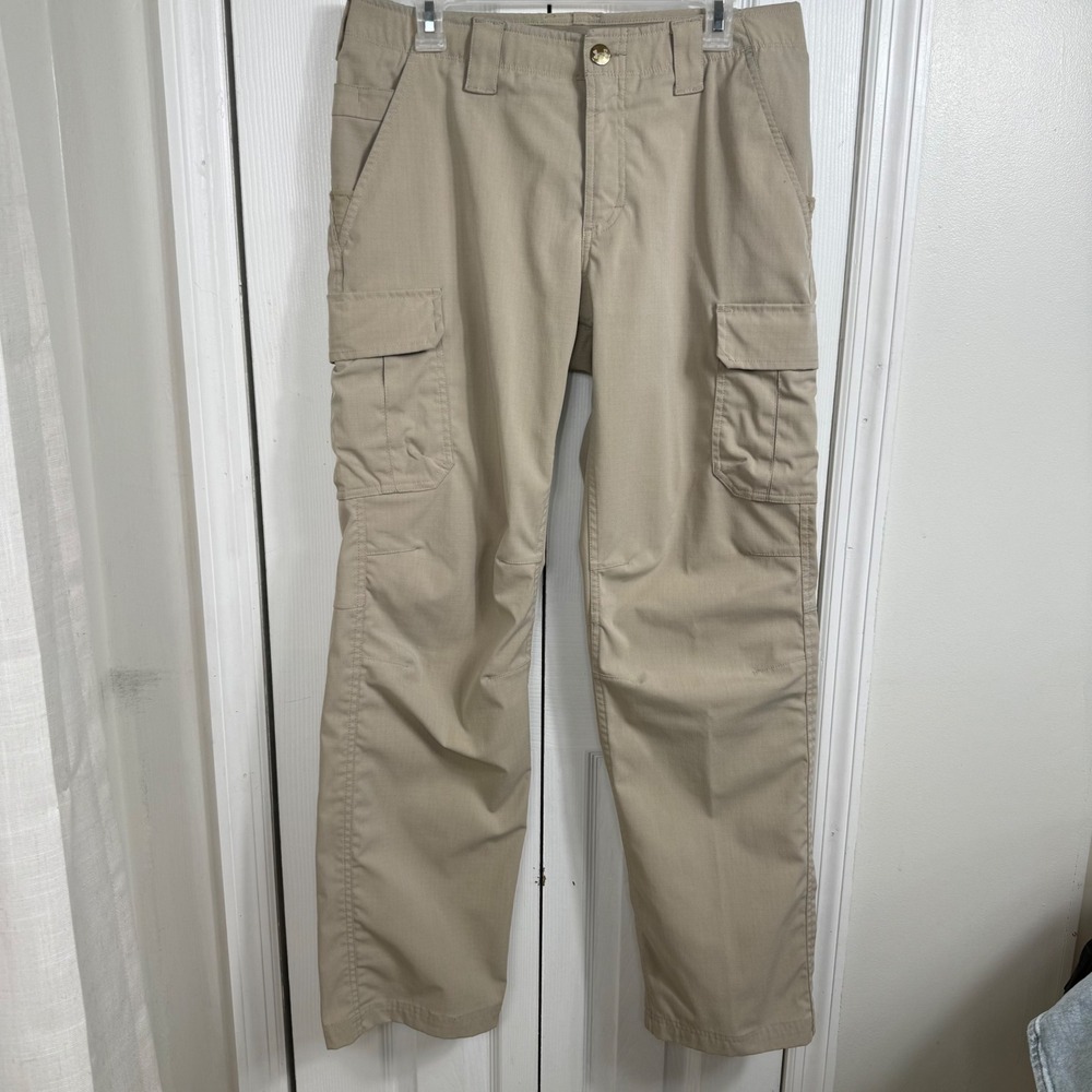 Under Armour Storm Tactical Patrol Pants Mens 32x32 Khaki Cargo 1265491
